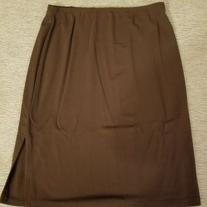 New York &Co. Dark Brown Skirt